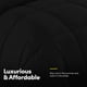 thumbnail image 4 of Set de edredón Sweet Home Collection Black Twin XL, 7 piezas, 4 of 6