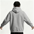thumbnail image 7 of Mens Hooded Fashion Long Sleeve Hoodies Casual Drawstring with Pockets Pullover Sweatshirt for Men Light Gray L, 7 of 7