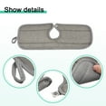thumbnail image 4 of Uxcell 2pcs Sink Splash Guard,Microfiber Faucet Absorbent Mat Sink Faucet Mat Sink Drip Catcher Grey, 4 of 5