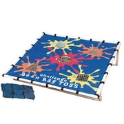 S&S Worldwide Beanbag Target Toss Challenge. Includes a Large 40" x 40" x 17" H Target with Frame / Stand, 6 Bean Bags and a Storage Bag.