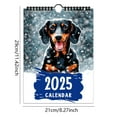 Sausage Dog Calendar 2025