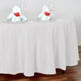 thumbnail image 5 of BalsaCircle 10 Pieces 108" Ivory Round Polyester Tablecloths Fabric Table Cover Linens, 5 of 7