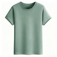 thumbnail image 4 of hotojiny Men's Crew Neck T-Shirts Basic Solid Color Loose Tees Comfortable Casual Summer Top for Daily Wear, 4 of 7