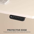 thumbnail image 6 of GVN Computer Desk, Home Office Desk,Electric Standing Desk Dual Motor 3 Stages Adjustable Height Desk with Two-Piece Tabletop, 55 x 28, (white frame + white top), 6 of 8