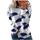 thumbnail image 2 of Pntutb Mujer Cuello Redondo Moda Casual Manga Larga Estampado Sudadera tops Blusa Pntutb Pntutb-7223, 2 of 4