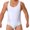 White, variant on Men's Jumpsuit Nylon Mesh Splicing High Elasticity Solid Color Vest Bodysuit Casual Comfy Stretchy Swimwear Sportswear Gym Wear, Blue M