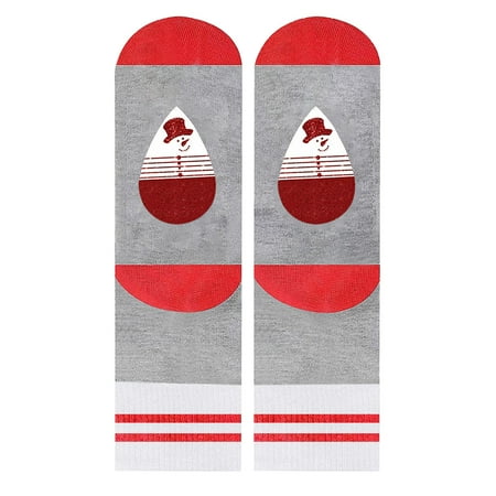 

Womens Socks 1 Pair Christmas Unisex And Casual Cute Pattern Casual Bag Cotton Show Off Socks for Women