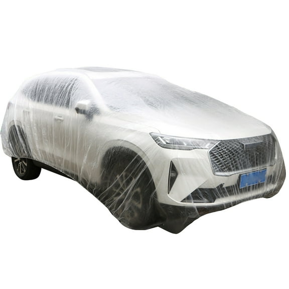 Universal Protective Disposable Transparent Car Cover Dust-Proof Cover