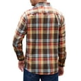 thumbnail image 3 of sogami Mens Long Sleeve Multi-color Plaid Shirts Flannel Casual Shirt, 3 of 7