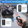 thumbnail image 4 of Candado en U para bicicleta FODAHRWS, arco de 17 mm, 1,2 kg, cable de 4 pies con alarma, 4 of 7
