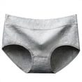 thumbnail image 7 of Spdoo Womens Underwear, Cotton Mid Waist Underwear for Women Full Coverage Soft Comfortable Briefs Panty, Gray XL, 7 of 7