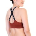 thumbnail image 2 of Angelina Seamless Bralette with Star Pattern Elastic Straps (6-Pack), 2 of 6
