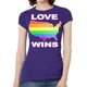 thumbnail image 1 of Camiseta de manga corta de WINS WINS WINS USA - Púrpura - 2X-Large Love Wins Camiseta de manga corta, 1 of 1