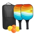 thumbnail image 2 of Raqueta de Pickleball shamjiam con 4 bolas de Fibra de vidrio para Principiantes O Profesionales, 2 of 8