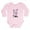 Petal Pink, variant on CafePress - Chatty Pig Long Sleeve Infant Bodysuit - Long Sleeve Cotton Baby Bodysuit