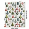 thumbnail image 2 of Hearth & Gear Festival Blanket Winter Watercolor Lightweight Soft And Comfortable Blanket Flannel Microfiber Sofa Bed Blanket Throw Blanket Full Size Bed Blankets Full Size Throw Blankets for Women, 2 of 2