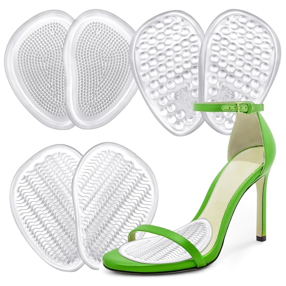 Almohadillas metatarsales de gel Mickee para zapatos, 3 pares