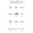 thumbnail image 2 of JewelStop 14k White Gold 2.7mm Wire Paperclip Link Chain Bracelet with Lobster Clasp - 7 Inches, 1.98gr., 2 of 4