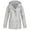 Grey, variant on Dyfzdhu Womens Waterproof Rain Jacket with Hood Long Sleeve Outdoor Sports Hiking Jackets Lightweight Windbreaker Raincoat