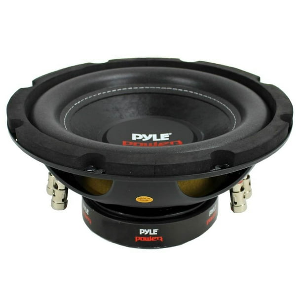 Pyle 8 Inch 1600W DVC 4 Ohm Car Audio Subwoofer Speaker Set, Black