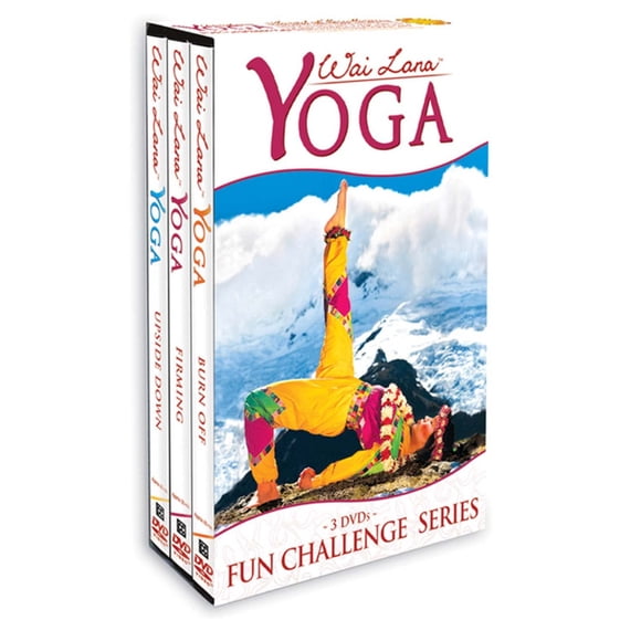 Pack de 3 DVDs de Yoga Wai Lana Desafío Divertido Avanzado