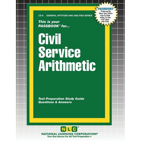 General Aptitude & Abilities Civil Service Arithmetic, Book 6, (Paperback)