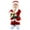 Watermelon Red, variant on Electric Santa Claus Figurine with Saxophone, Christmas Musical Decor