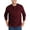 Burgundy, variant on GENTS BLISS Henley Sweatshirts for Men Long Sleeve Crew Neck Men Sweatshirts Casual Pullover Tops with Pocket