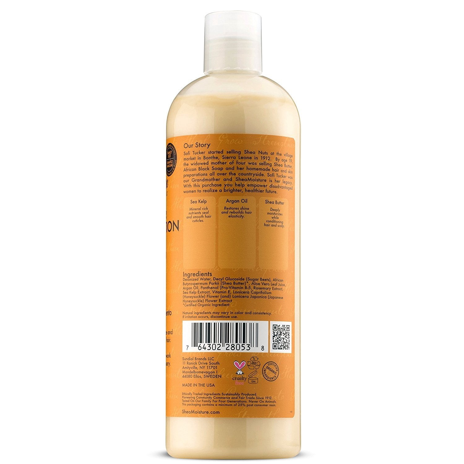 SheaMoisture 16.3 Fl. Oz. Organic Small Raw Shea Butter Shampoo