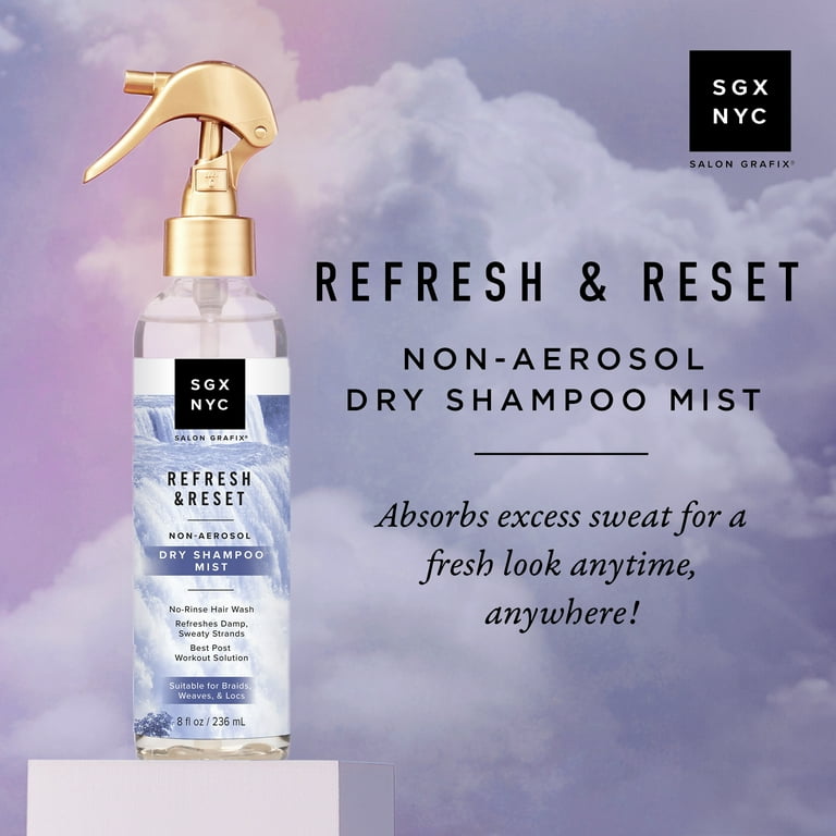 SGX NYC Dry Shampoo Mist, Non-Aerosol, for All Hair Types, 8 oz