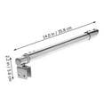 thumbnail image 2 of KAKOWELY Frameless Shower Glass Panel Support Bar Shower Door Fixed Panel Support Bracket,14.09X"X2.2"X0.75", 2 of 5