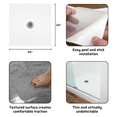thumbnail image 3 of Stop the Slip bath safety mat, 24x24 Clear Vinyl Adhesive mat, 3 of 5