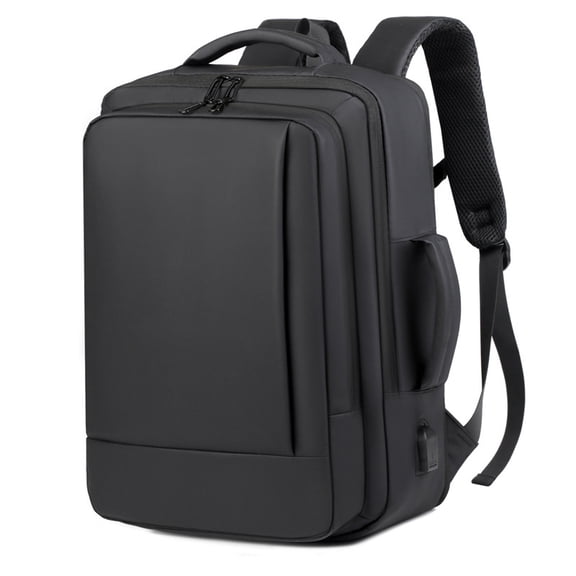 Business Laptop Backpack, Travel laptop backpack, Expandable backpack Carry On  Premuim Weekender Luggage Bag with USB Charging Port, Black