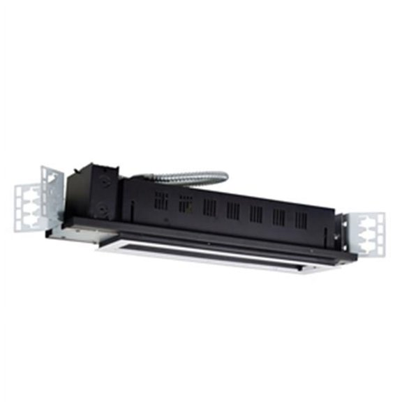 4-Light Housing & Trim Unit, Black - 28 in.