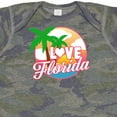 thumbnail image 4 of Inktastic I Love Florida with Ocean and Palm Trees Boys or Girls Baby Bodysuit, 4 of 5
