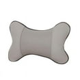 thumbnail image 5 of 1/2Pcs Car Seat Head Neck Rest Leather Support Cushion Pad HeadRest Bone Pillow, 5 of 12