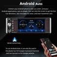 thumbnail image 6 of 5.5 inch SIngle Din Car Radio Stereo Carplay Android Auto full touch IPS screen, 6 of 17