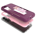 thumbnail image 3 of CoverON For Samsung Galaxy S23 FE Case, Military Grade Heavy Duty Full Body Phone Kickstand Cover, Violet Purple, 3 of 9
