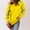 Yellow, variant on Kagetolytai Womens Tops Womens Casual V Neck Sweatshirt Loose Soft Long Sleeve Pullover Tops Solid Shirts With Side Pockets Plus Size Tops for Women Coffee M