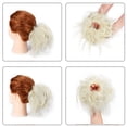 thumbnail image 2 of SAYFUT Hair Scrunchies Curly Wavy Messy Hair Bun Extensions Wedding Hair Pieces for Women Kids Hair Updo Hairpiece Donut Chignons, 2 of 7