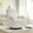 White - Chenille, variant on Aemeios Chenille Swivel Rocker Glider Power Recliner Nursery Rocking Chair with USB and Type-C Ports, White