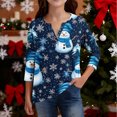 thumbnail image 4 of Blusas informales con cuello en V y mangas 3/4 para niños y niñas de 3 a 14 años, 4 of 6