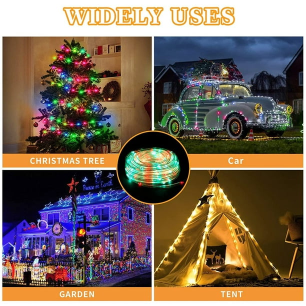 YORIN 16-Color LED Trampoline Lights, Waterproof with Remote