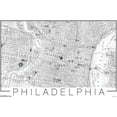 thumbnail image 1 of Philadelphia Map Wall Poster, 22.375" x 34", 1 of 4