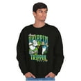 thumbnail image 4 of Popeye Always Drippin Never Trippin Men's Crewneck Sweatshirt Brisco Brands S, 4 of 6