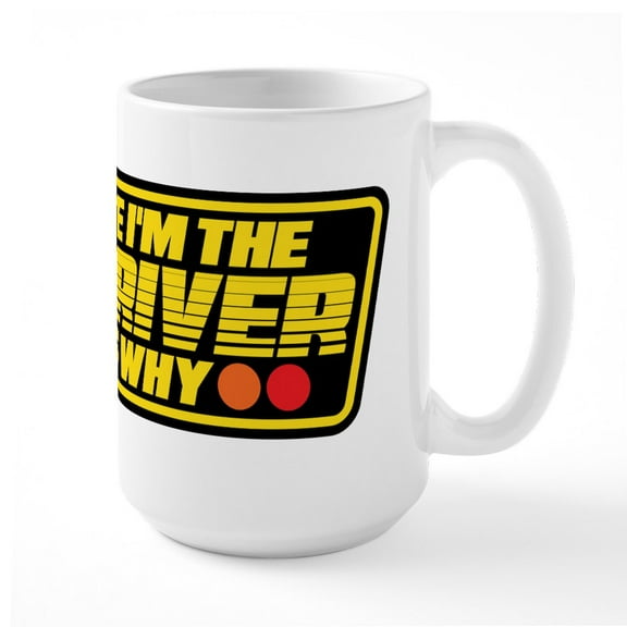CafePress - Im The Bus Driver Mugs - 15 oz Ceramic Large White Novelty Mug