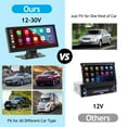 thumbnail image 2 of Road Top Universal Wireless Apple Carplay Car Stereo GPS Navigation, 8 Inch Touch Car Play Screen Audio Car Radio Receiver with Android Auto, Bluetooth, Siri, Multimedia Player, 2 of 12