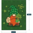 thumbnail image 6 of St. Patrick''s Day Green Plaid Lucky Shamrocks Irish Blanket - Soft Fuzzy Fleece for Couch, Sofa, Bed - Gift 50x60, 6 of 6