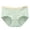 Green, variant on Womens Mid Rise Ribbed Panties, Soft Comfortable Underwear for Daily Wear, Multi Sizes Available