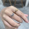 thumbnail image 3 of Juego de anillos Kingel Celestial Sun and Moon chapados en oro y plata de 14 quilates, 3 of 7